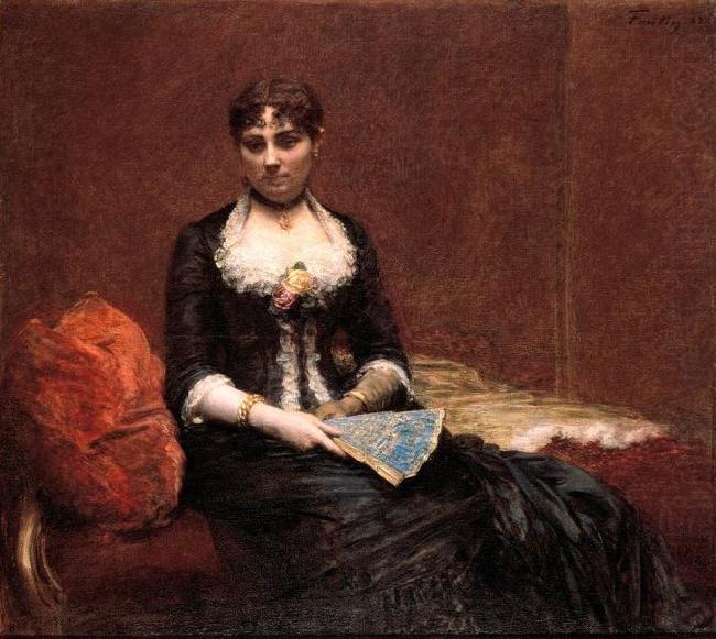 Portrait of Madame Leoon Maitre, Henri Fantin-Latour